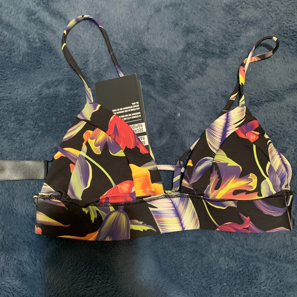 Brand new floral swim top